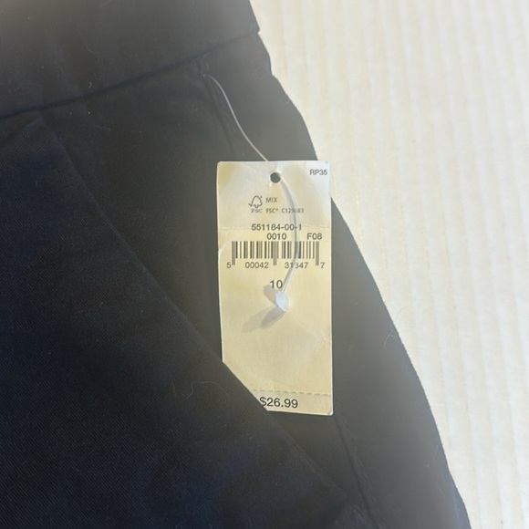 NWT Old Navy black everyday shorts mid rise zipper front pockets can be belted - Picture 7 of 11